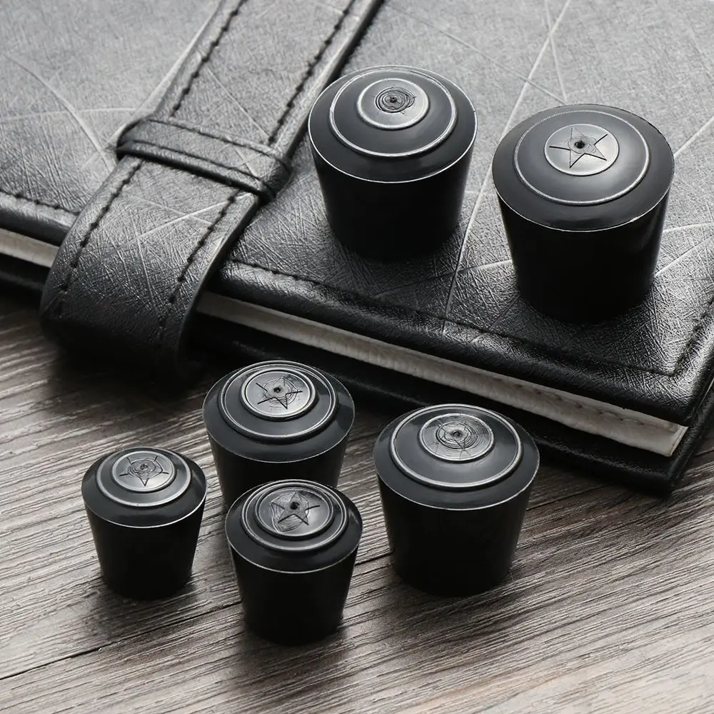 10pcs Black Round Table Chair Foot Cover PVC Rubber Furniture Leg Caps Foot Cover Environmental Protection
