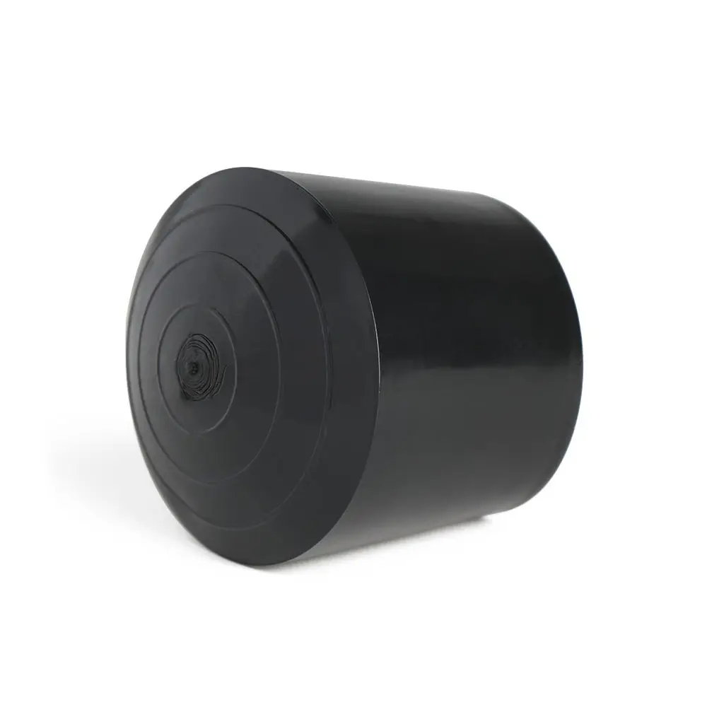 10pcs Black Round Table Chair Foot Cover PVC Rubber Furniture Leg Caps Foot Cover Environmental Protection