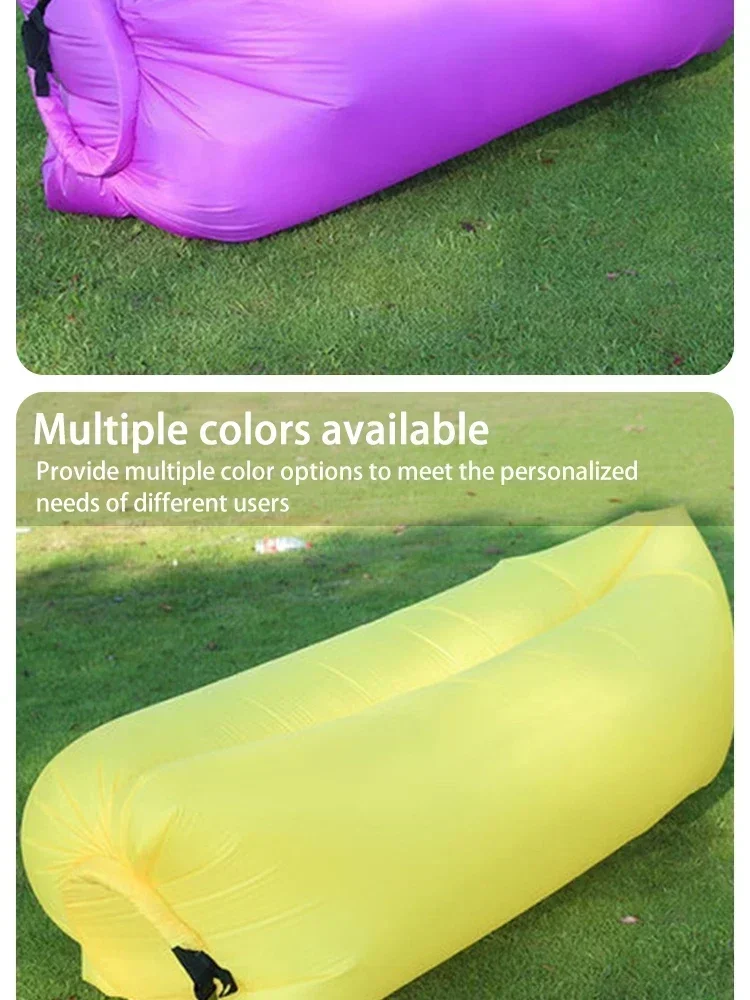 OTAUTAU Ultra Light Pillow Style Lazy Sofa Inflatable Sofa Portable Foldable Sleeping Bag Bed SF284