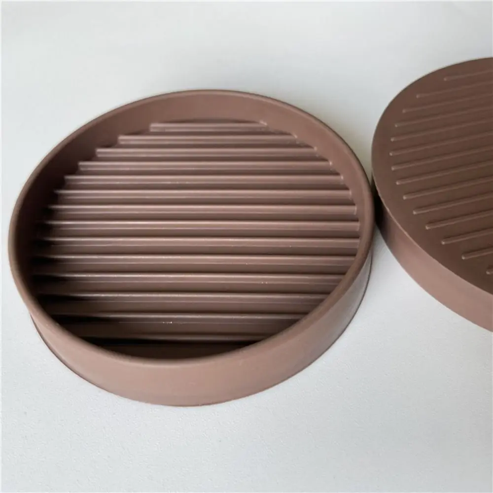 4Pcs/set Non Slip Furniture Pads Square Round Rubber Furniture Caster Cups Bed Couch Chair Feet Stoppers
