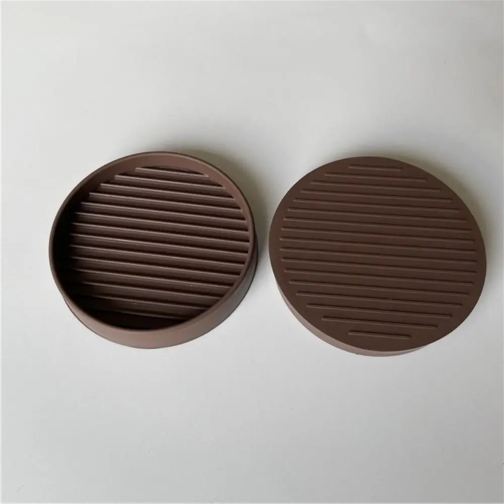 4Pcs/set Non Slip Furniture Pads Square Round Rubber Furniture Caster Cups Bed Couch Chair Feet Stoppers