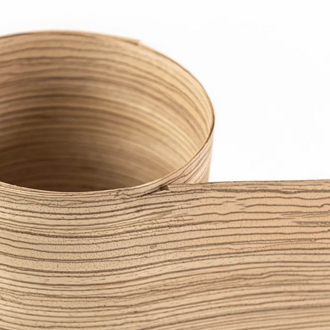 Length:2.5meters Width:180mm Thick:0.5mm Natural Zebrawood Veneer Sheets Furniture DIY Audio Guitar Wall Door Decor material