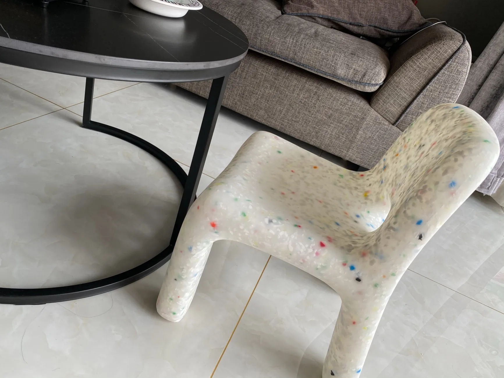 Nordic Furniture Design Table Chairs PE Mobile Chair Home Plastic Study Small Desk Stool Portable Backrest Stools Customized
