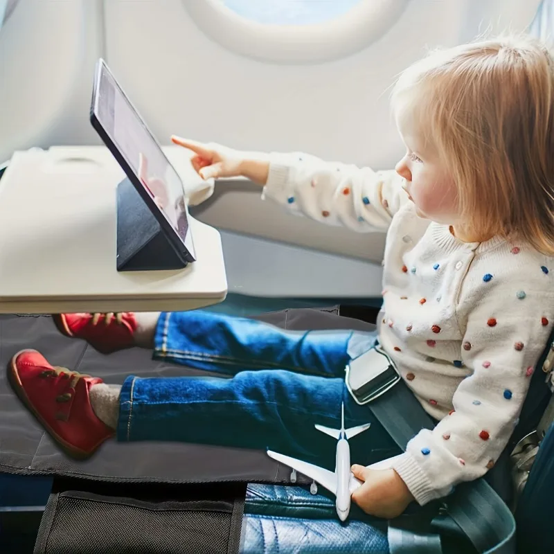 1pcs Portable Kids Airplane Travel Seat Extender Pad Adjustable Flight Bed with Oxford Fabric Seat extension pad