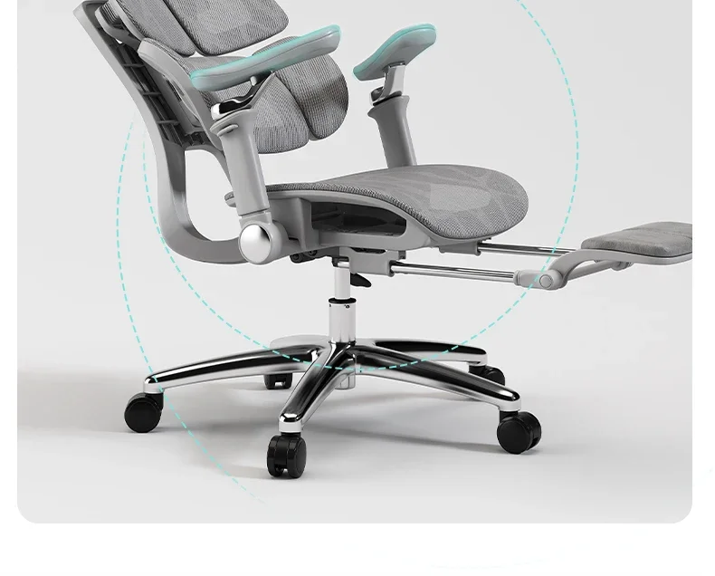 Ergonomic Lift Office Chair with Lumbar Support Household Gaming Esports Chair Household Computer Chair