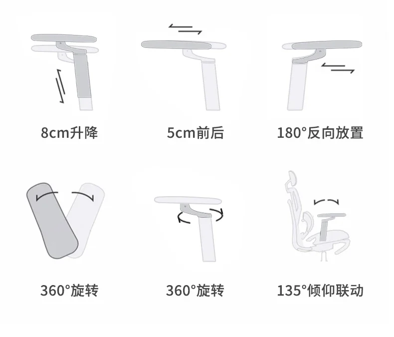 Ergonomic Lift Office Chair with Lumbar Support Household Gaming Esports Chair Household Computer Chair