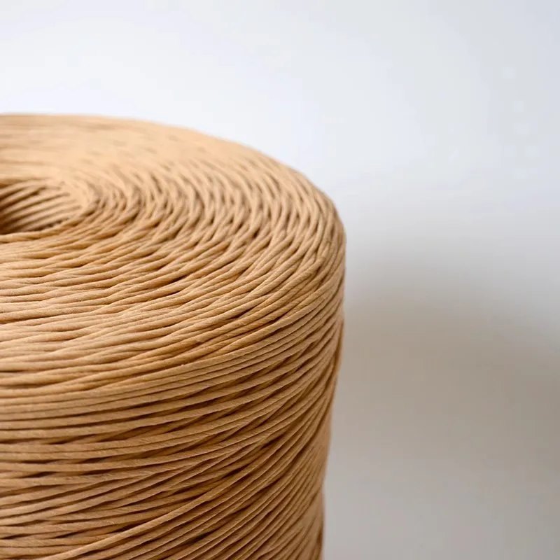 1KG 0.5mm-4mm Diameter Kraft Paper Rope Weaving Handmade DIY Environmentally Friendly Packaging Woven Rope Y Chair Material