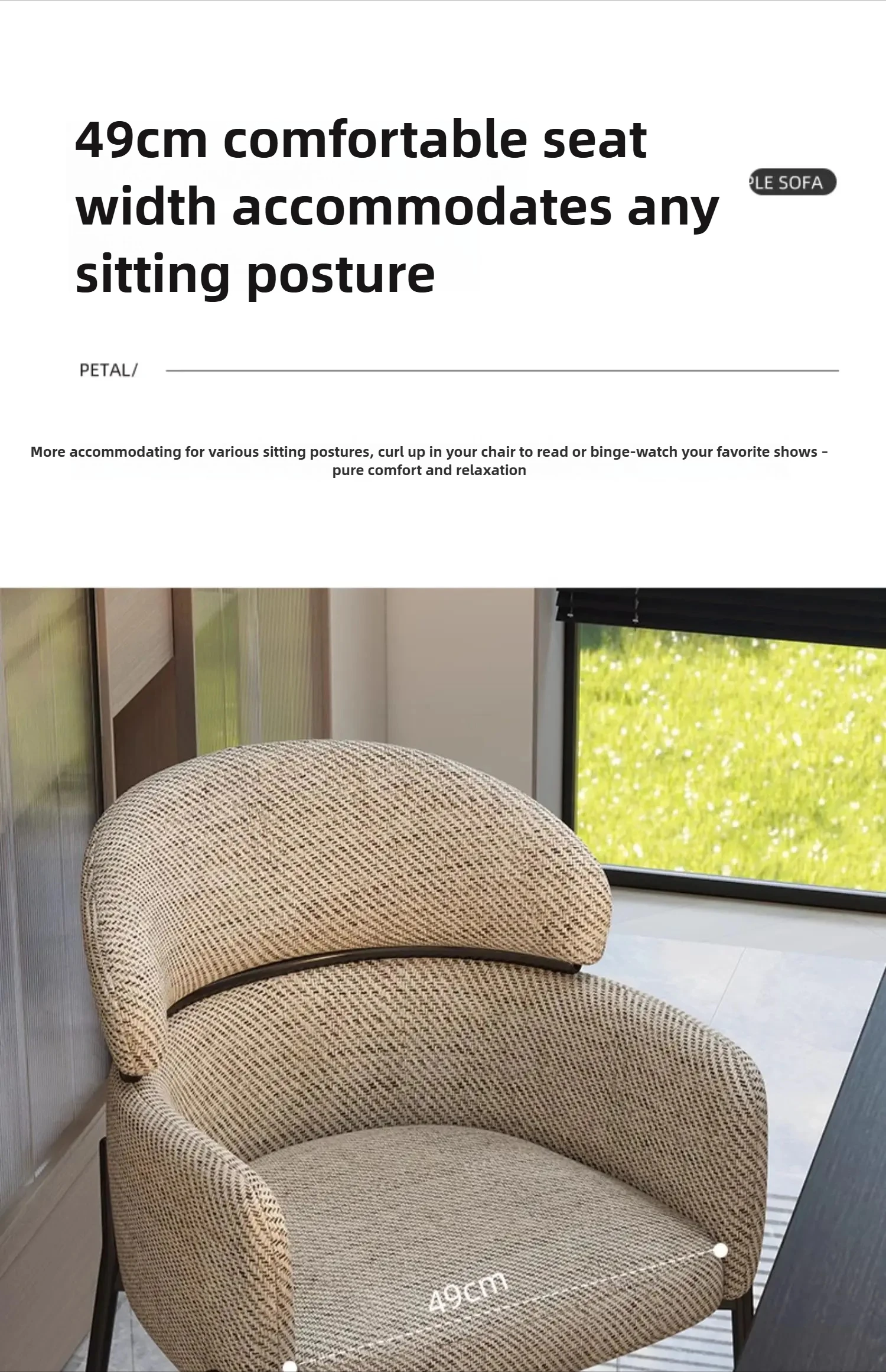 Italian Minimalist Casual Chair Light Luxury Home Retro Kitchen Dining Chair Light Luxury High-end Nordic Dining Table Backrest