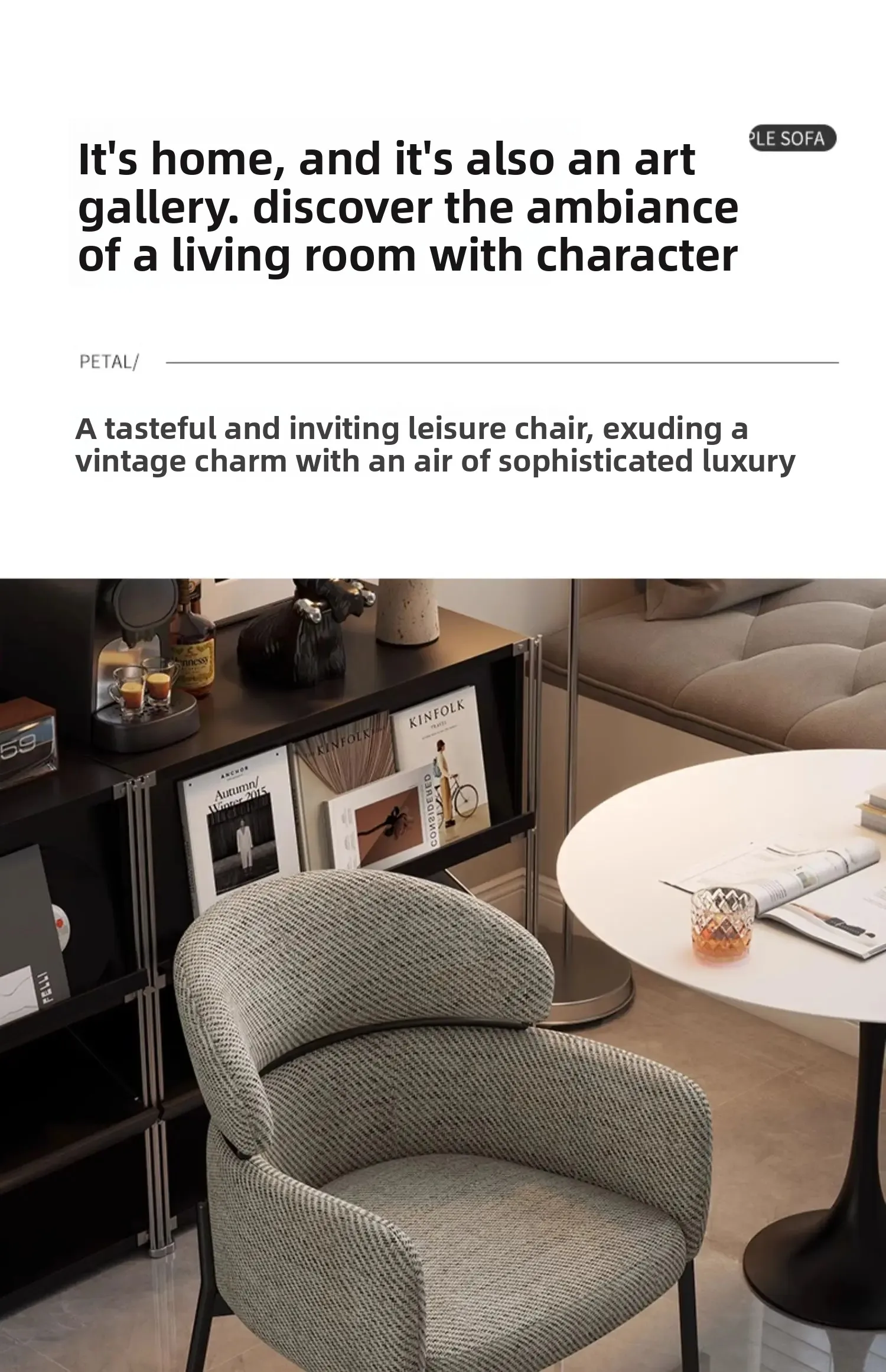 Italian Minimalist Casual Chair Light Luxury Home Retro Kitchen Dining Chair Light Luxury High-end Nordic Dining Table Backrest