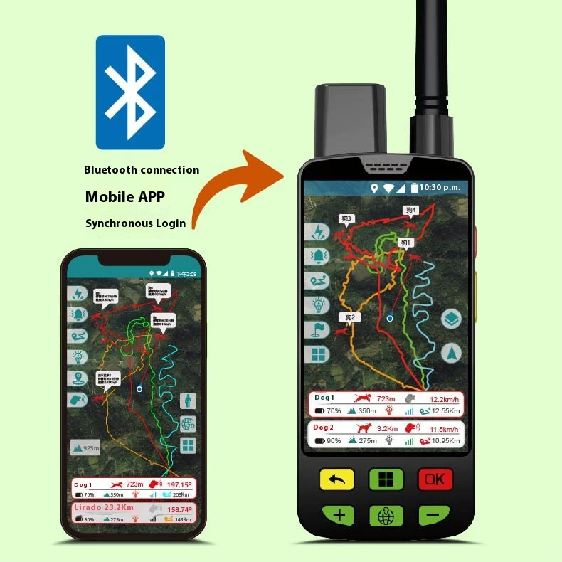 Waterproof IP67 Android 4G Pet Tracker Super Long Distance GPS VHF Signal Connects Mobile Phone-Source Manufacturer Wholesale