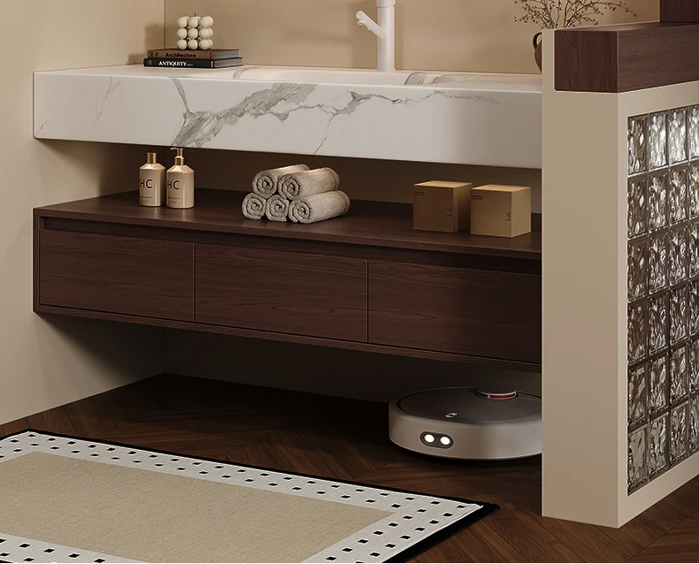 Partitions Organizer Bathroom Cabinet Mirror Modern Skincare Drawers Display Bathroom Cabinet Paper Slim Gabinete Home Furniture