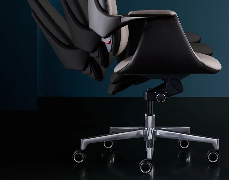 Wendy Italian Minimalist Chair Leather Boss Study Computer Office Comfortable Chair President Swivel Cowhide Chaisse Furniture