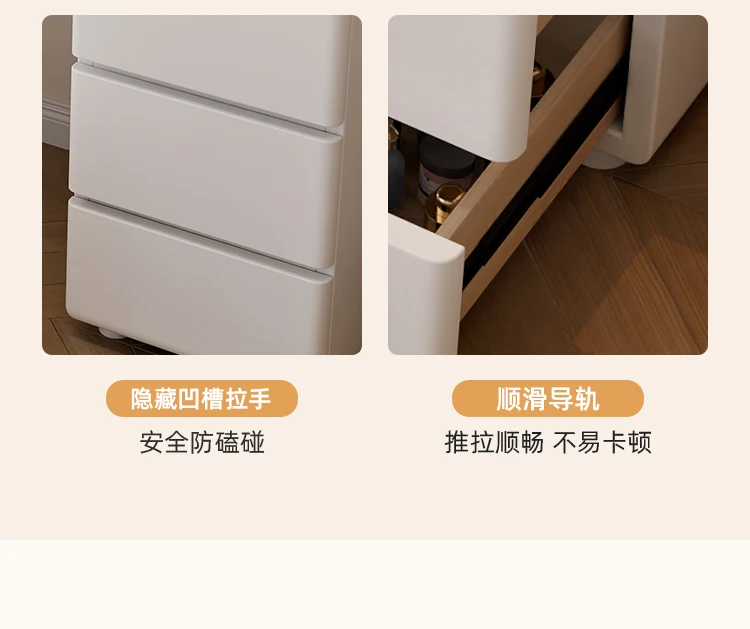 Modern Corner Vanity Desk Tallboy Femme Luxury European Vanity Table Unique Design Tocador De Maquillaje Furniture Bedroom