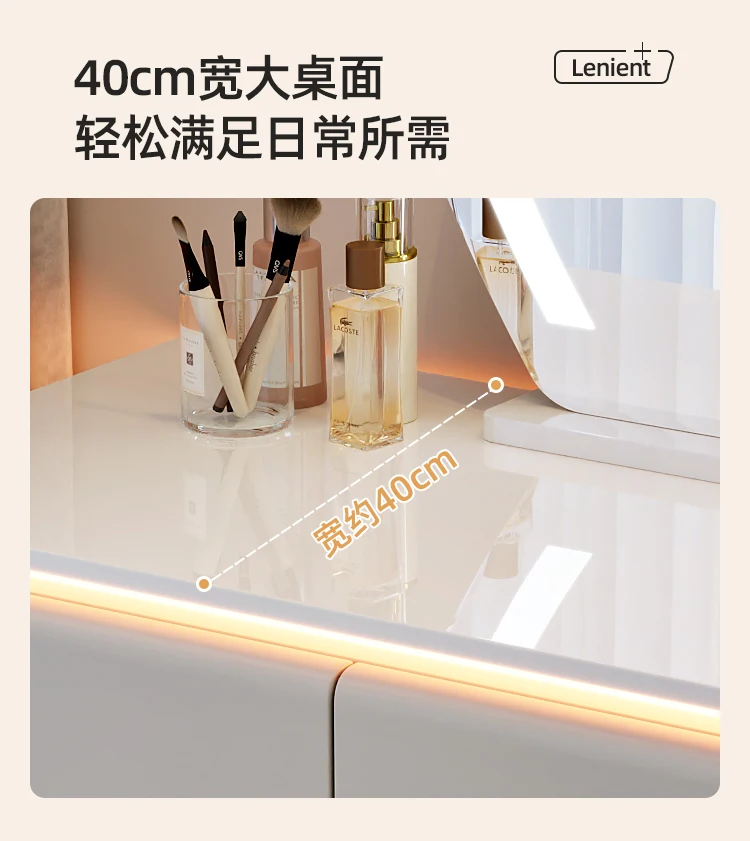 Modern Corner Vanity Desk Tallboy Femme Luxury European Vanity Table Unique Design Tocador De Maquillaje Furniture Bedroom