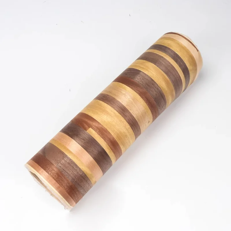 250x40cm T:0.25mm Art Geometric Patern Wood Veneer Sheets Crafts DIY Furniture Wall Cabinets Decoration Styling Spliced Panel