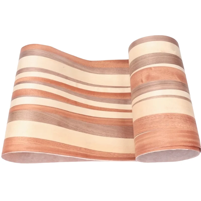 250x40cm T:0.25mm Art Geometric Patern Wood Veneer Sheets Crafts DIY Furniture Wall Cabinets Decoration Styling Spliced Panel