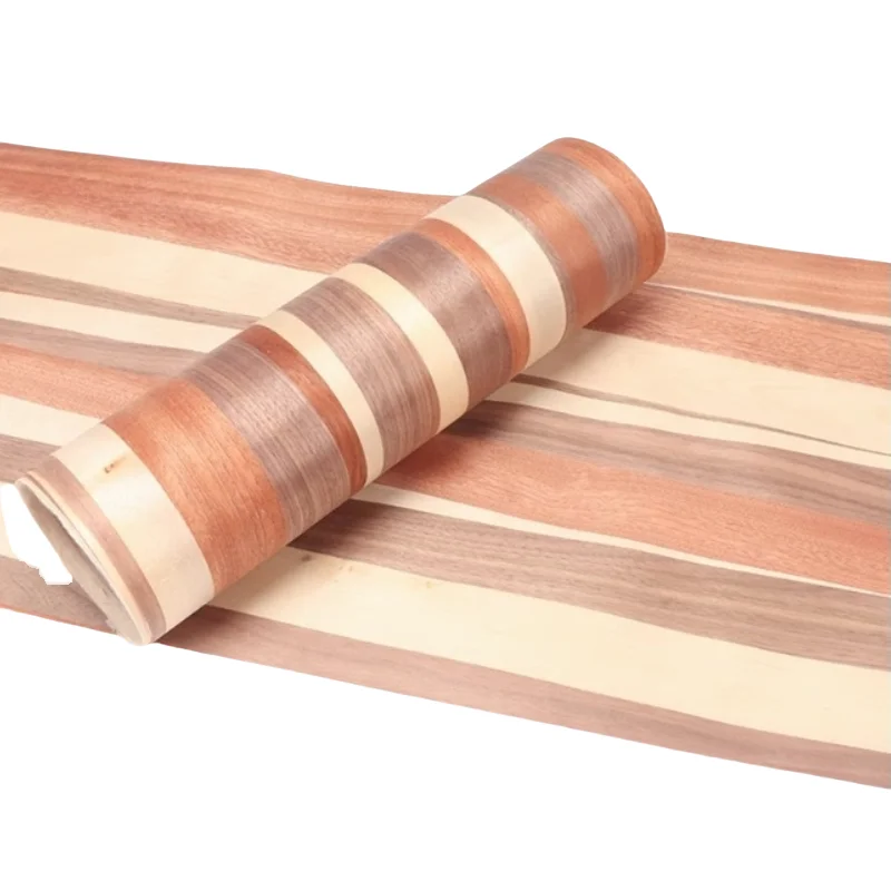 250x40cm T:0.25mm Art Geometric Patern Wood Veneer Sheets Crafts DIY Furniture Wall Cabinets Decoration Styling Spliced Panel
