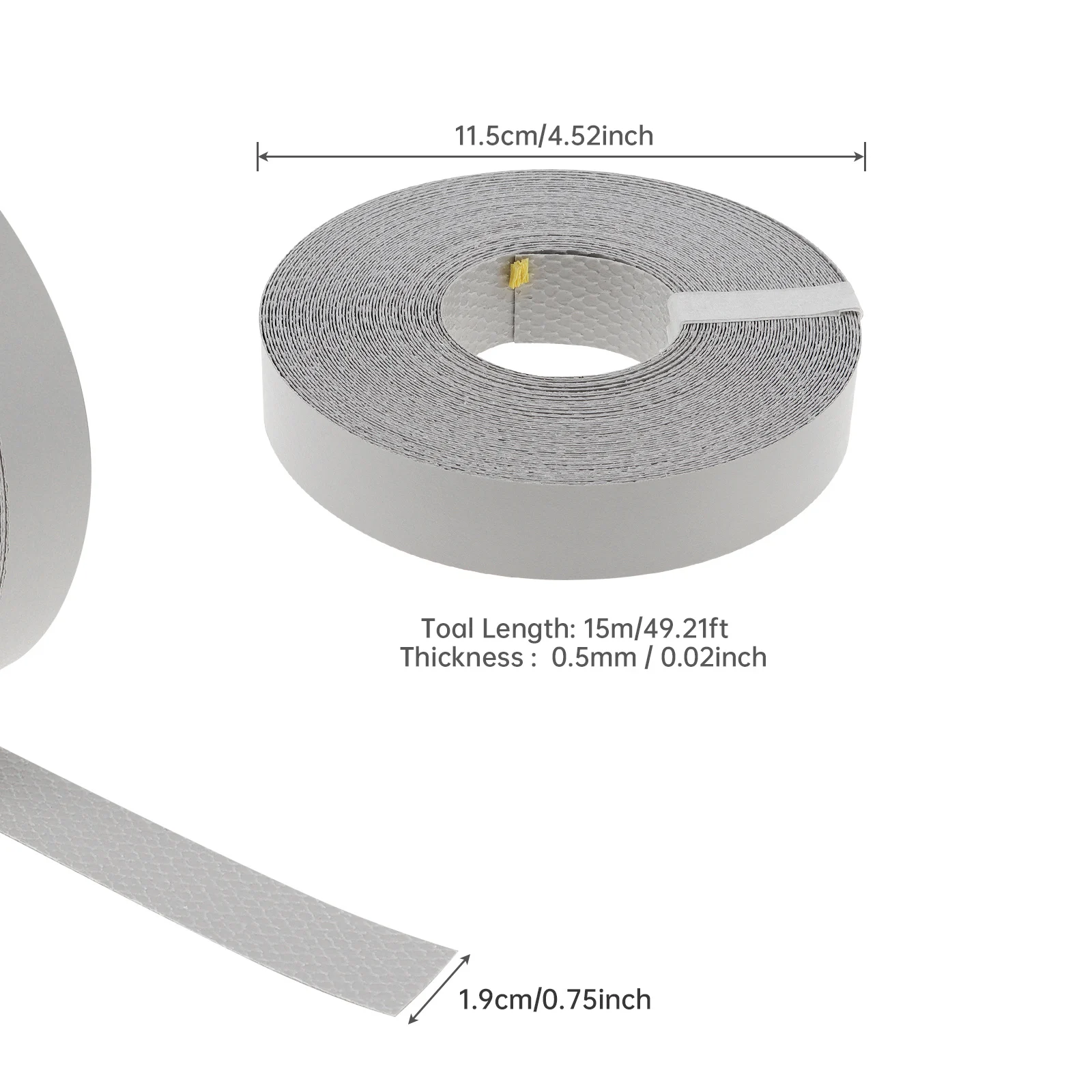 3/4 inch 15M Hot Melt Adhesive Furniture Melamine Tape Edge Banding Strip Pre-glued Veneer Edging Plywood for Cabinet Edge Decor