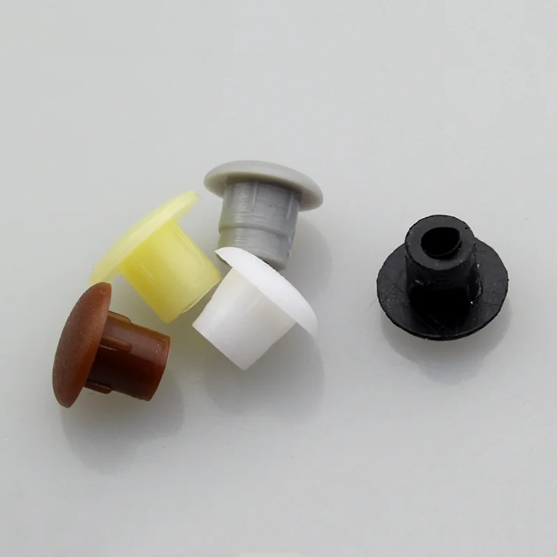 200PCS Plastic Hole Plug Furniture Beautification Rubber Cap Plug Accessories Screw Hole Decorative Cover 5mm Hole Plug