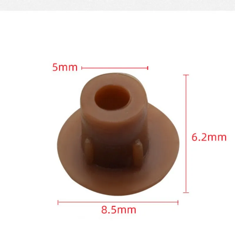 200PCS Plastic Hole Plug Furniture Beautification Rubber Cap Plug Accessories Screw Hole Decorative Cover 5mm Hole Plug