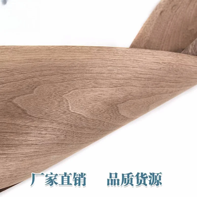 Natural Black walnut Speaker With Veneer And Solid Wood Veneer Furniture Decoration18x250cm Thickness 0.25mm