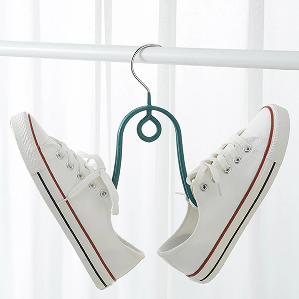 Shoes Hanger Drying Rack Stainless Steel Holders Home Storage Organizer