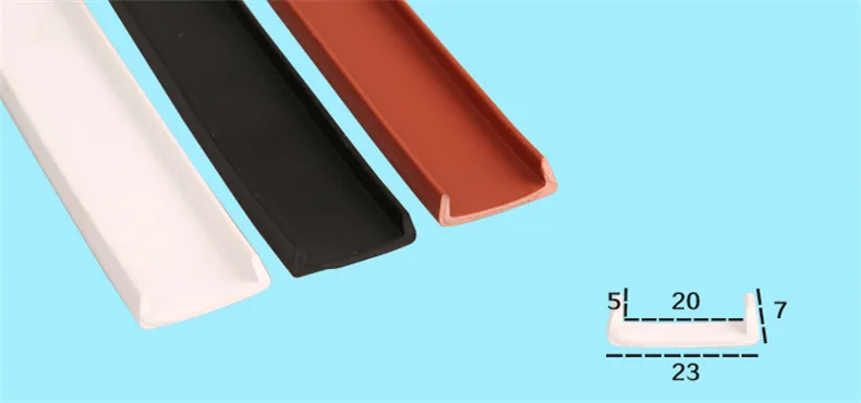 U Edge Banding Veneer Edging Furniture Soft PVC Edgeband 3MM 5MM 9MM 10MM 12MM 14MM 16MM 18MM - 50MM White Beige Gray Black Red