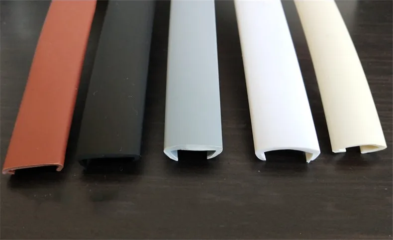 U Edge Banding Veneer Edging Furniture Soft PVC Edgeband 3MM 5MM 9MM 10MM 12MM 14MM 16MM 18MM - 50MM White Beige Gray Black Red