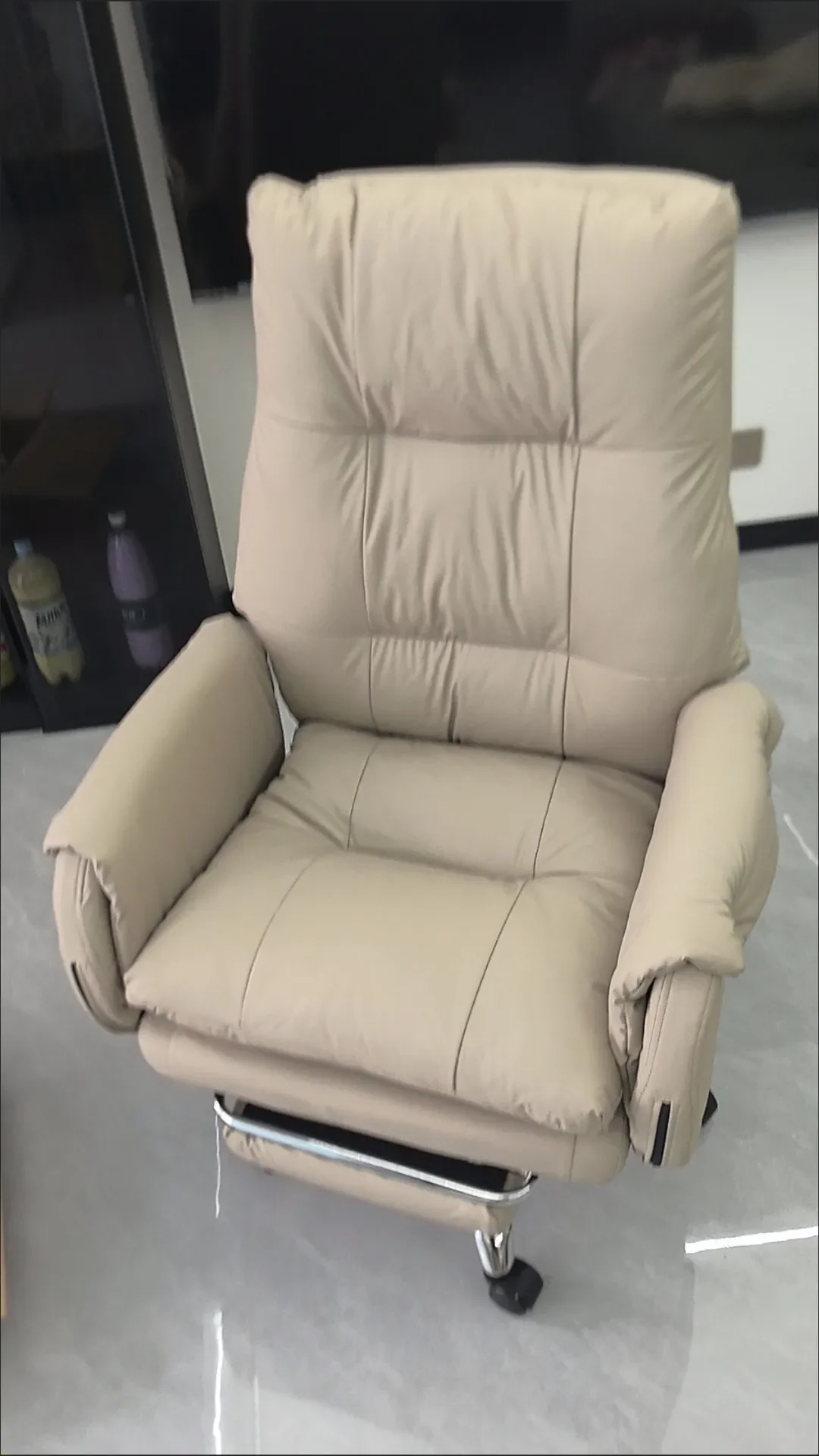 Leather, Light Luxury, Boss Chair, Home, Computer, Comfort, Office, Reclining, Sedentary, Study, Back Chair