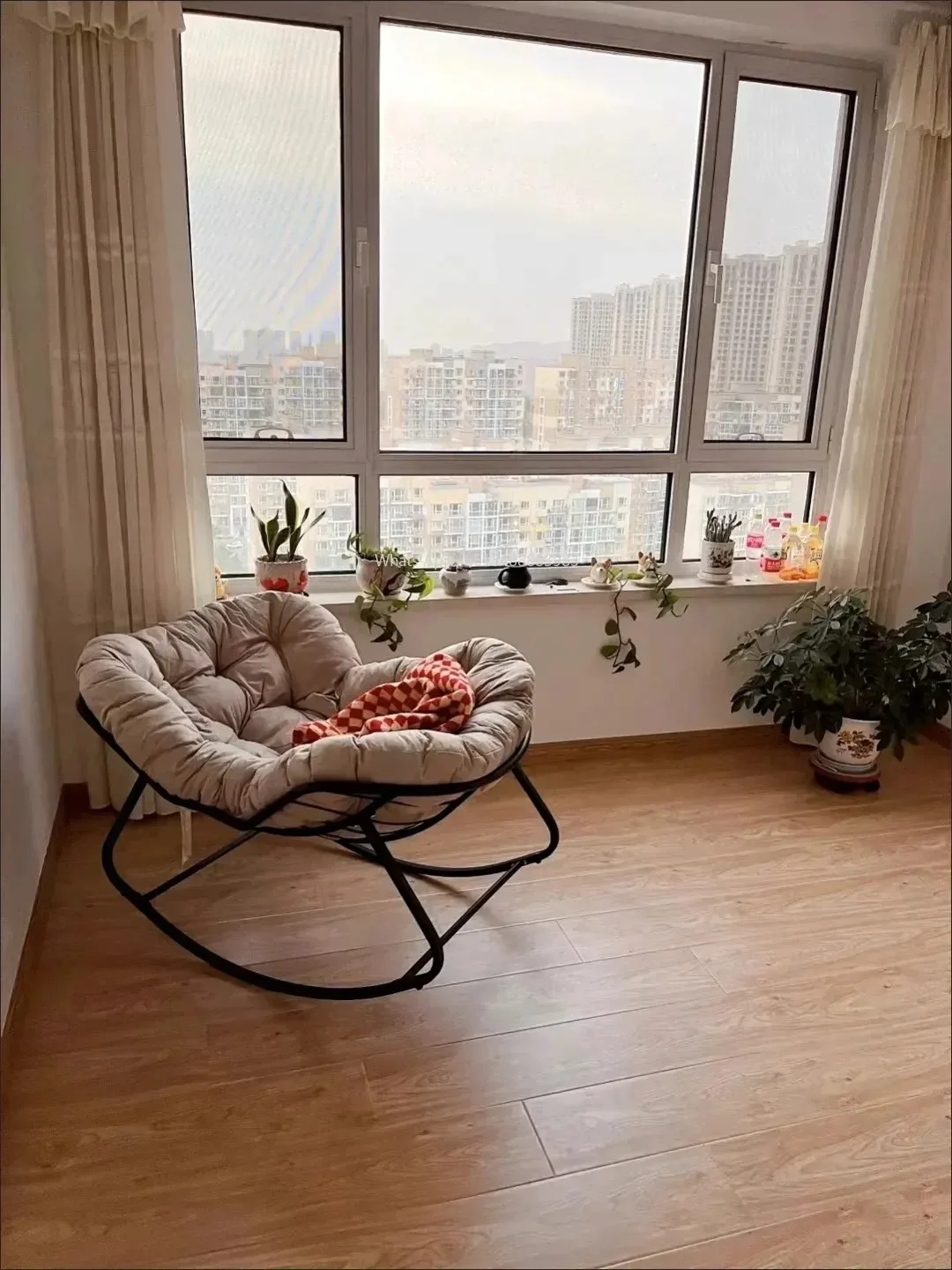 Rocking Chair, Rattan Recliner, Balcony, Home, Leisure, Single Lazy Sofa Internet Celebrity Small Apartment, Bedroom, Chair
