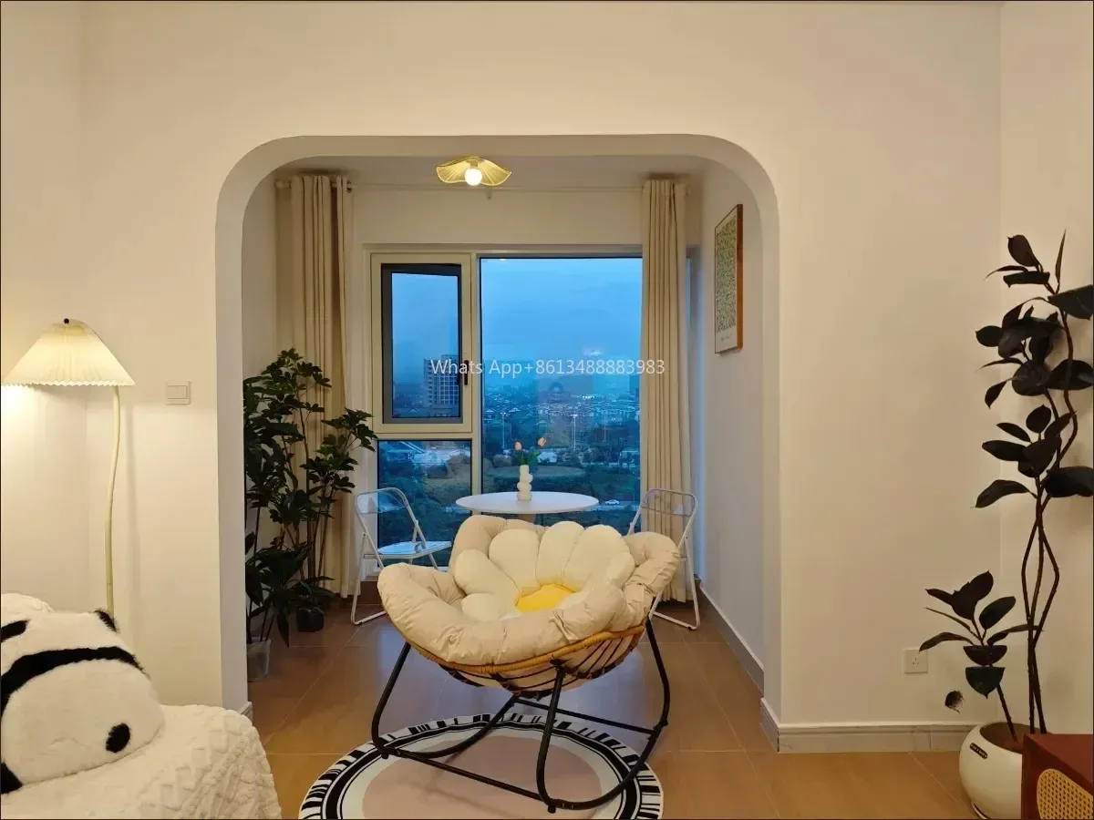 Rocking Chair, Rattan Recliner, Balcony, Home, Leisure, Single Lazy Sofa Internet Celebrity Small Apartment, Bedroom, Chair