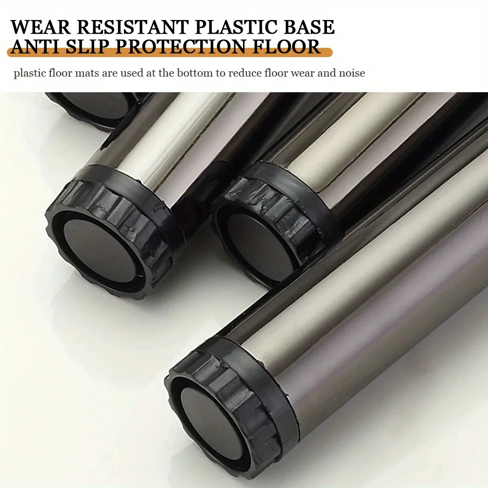 4pcs New design Gun Grey 15cm height-adjustable furniture legs Adjustable table legs Durable metal sofa legs Hardware fittings