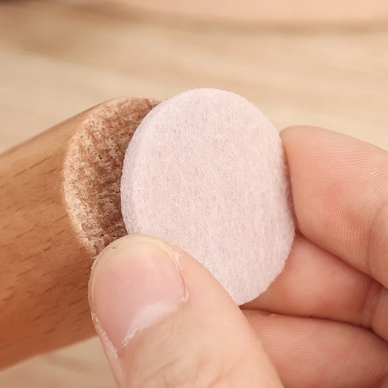 32/160Pcs Thickened Felt Chair Leg Pads Round Square Floor Protector Self Adhesive Furniture Table Legs Pad Bumper Anti Slip Mat