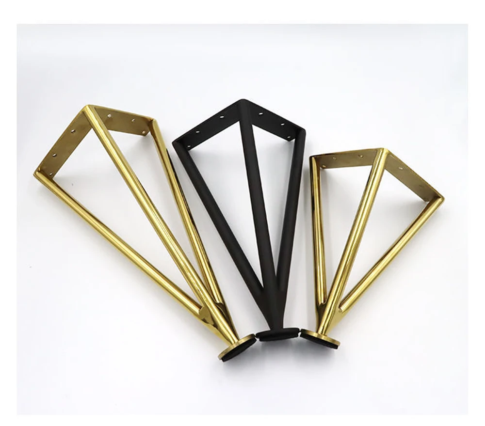 Thickened Stainless Steel Furniture Feet Bathroom Cabinet Foot Coffee Table Legs Sofa Bed Chair Adjustable Hardware Table Legs