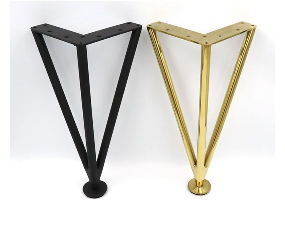 Thickened Stainless Steel Furniture Feet Bathroom Cabinet Foot Coffee Table Legs Sofa Bed Chair Adjustable Hardware Table Legs