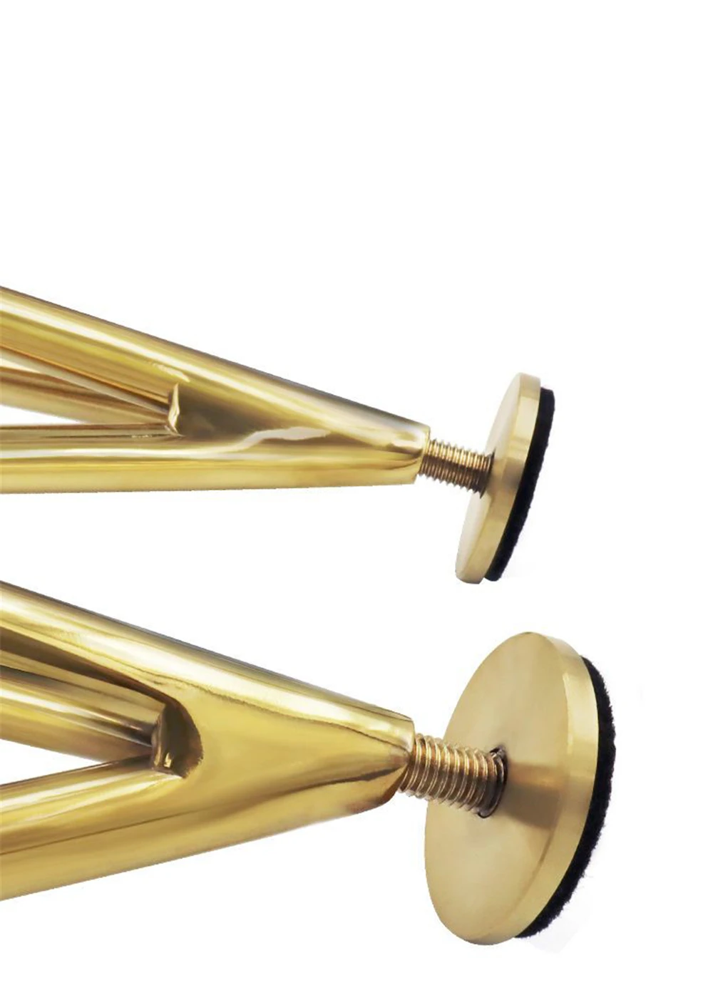 Thickened Stainless Steel Furniture Feet Bathroom Cabinet Foot Coffee Table Legs Sofa Bed Chair Adjustable Hardware Table Legs