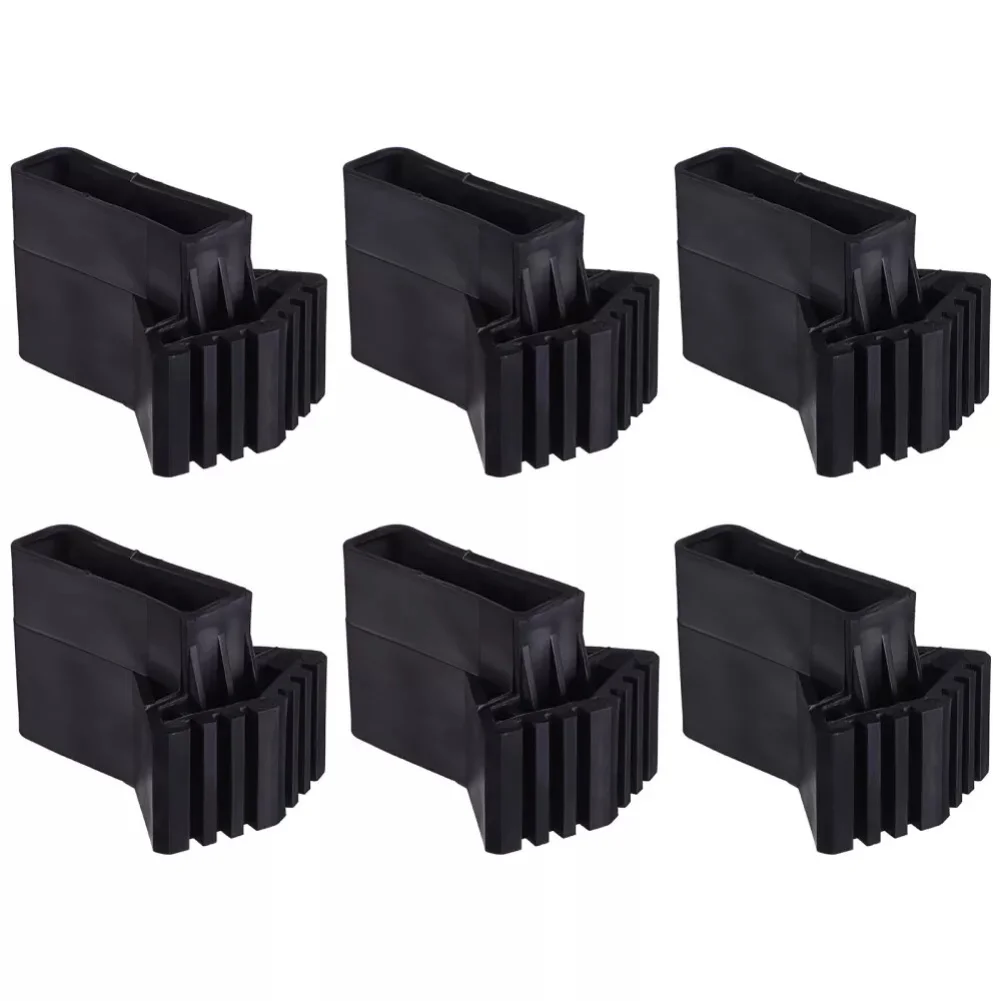 4Pcs Non-slip Ladder Feet Rubber Pads Foot Covers Furniture Mat Leg Chair Replacement Protectors Cover Ladder Foot Pad