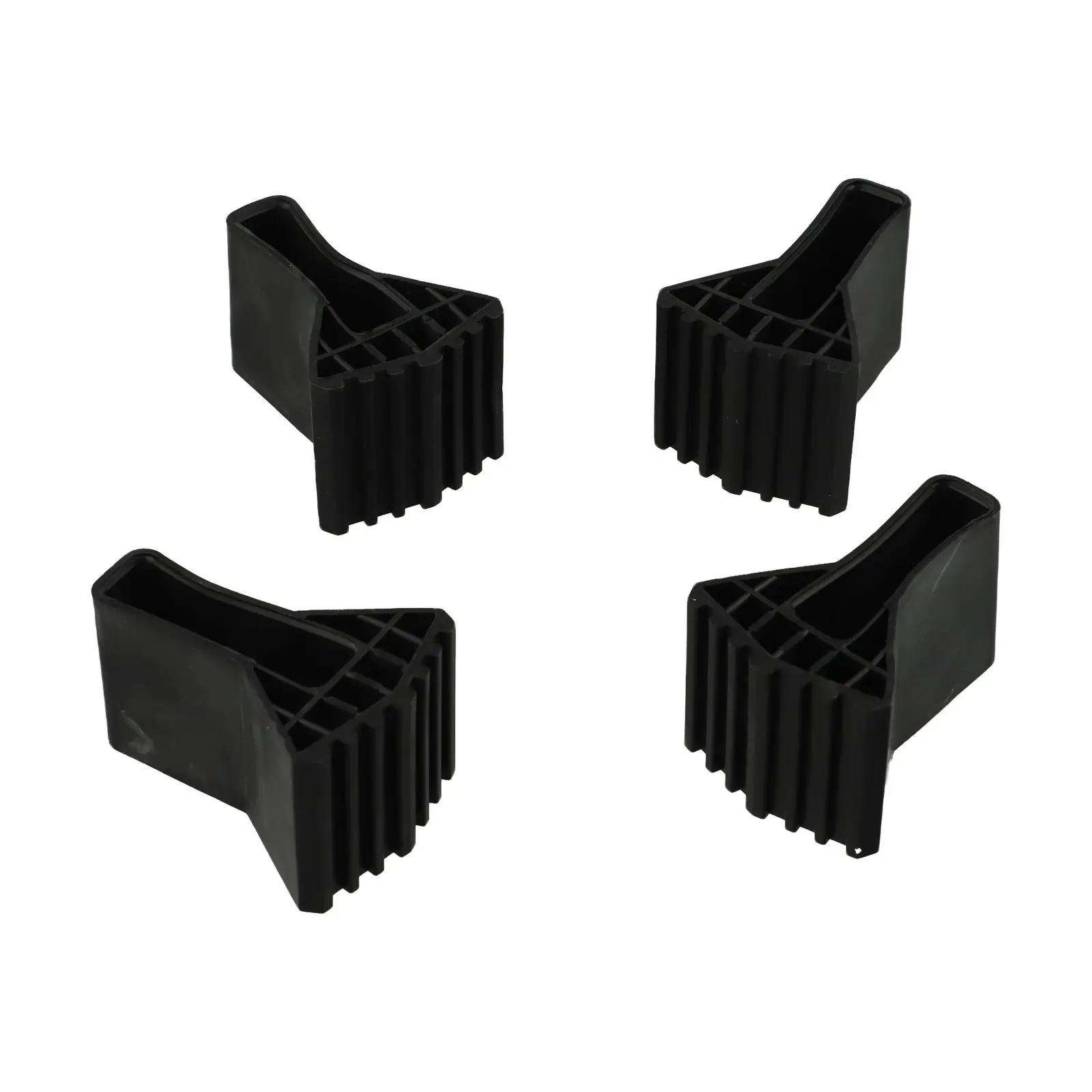 4Pcs Non-slip Ladder Feet Rubber Pads Foot Covers Furniture Mat Leg Chair Replacement Protectors Cover Ladder Foot Pad