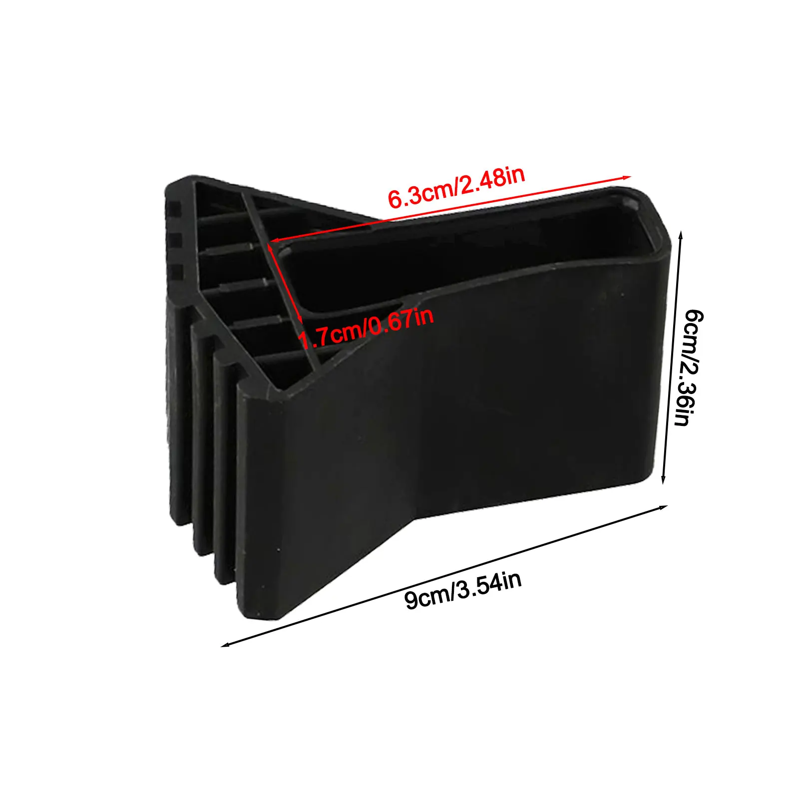 4Pcs Non-slip Ladder Feet Rubber Pads Foot Covers Furniture Mat Leg Chair Replacement Protectors Cover Ladder Foot Pad