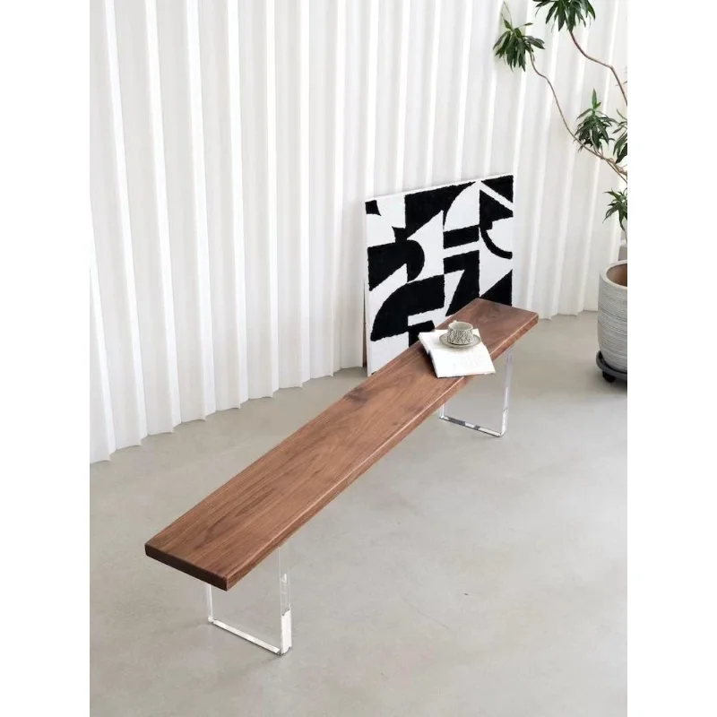Naxilai 1pc Bench Legs 6inch 8inch 12inch 16 Inch Acrylic Bench Legs Sturdy Coffee Table Legs (10inch-Wide,16 inch)