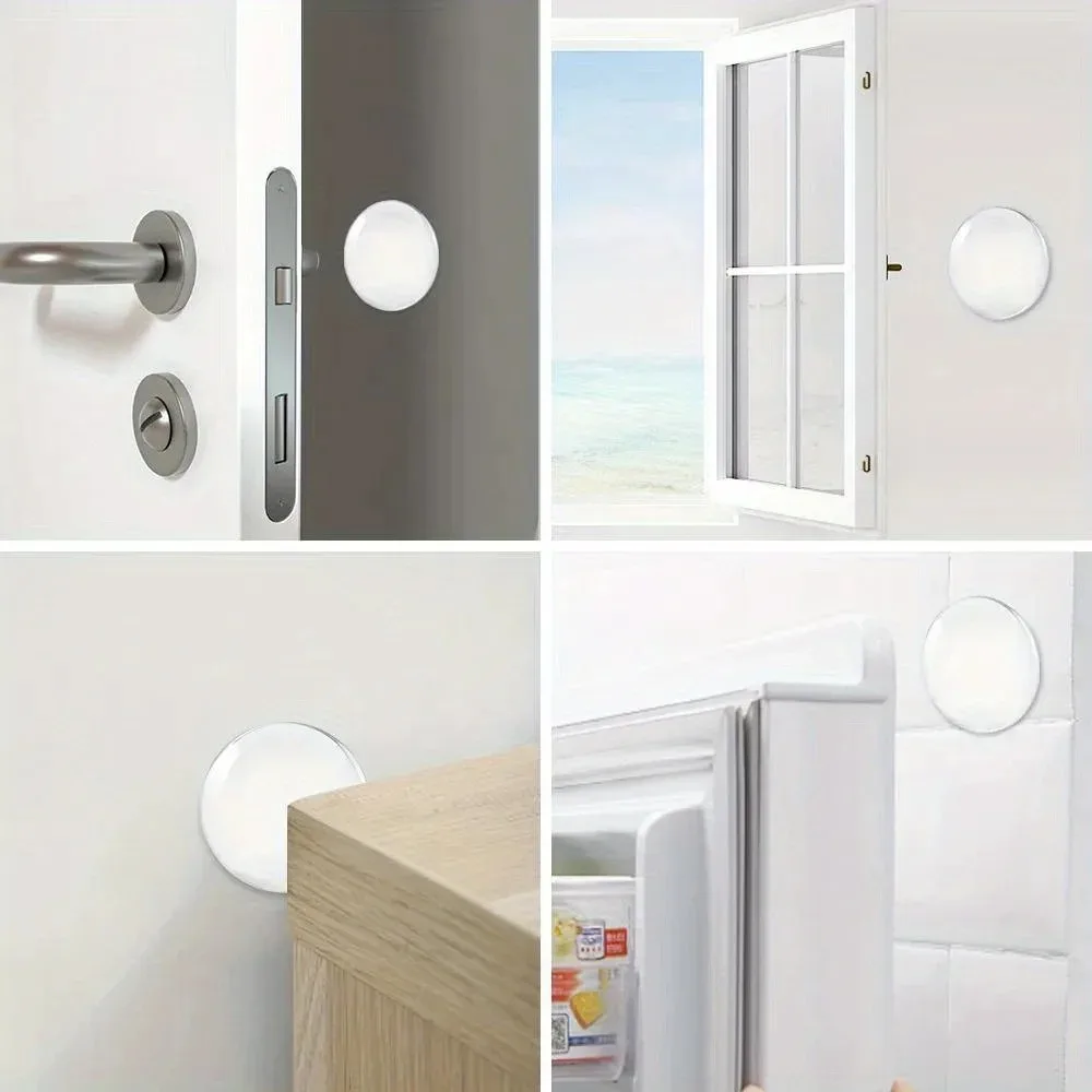 Silicone Soft Rubber Anti-Collision Wall Sticker for Furniture, Refrigerator Door Anti-Collision Pad to Prevent Collision