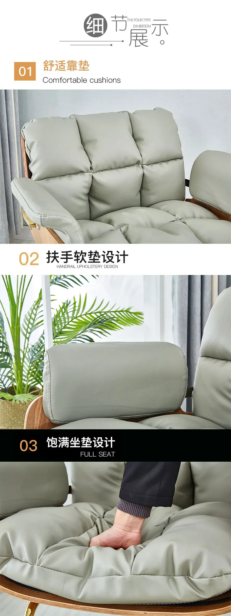 Women Dressing Shaving 360° Swivel Personalized Barber Chair Professional Leg Rest Chair Adjustable Shaving Salon Furniture