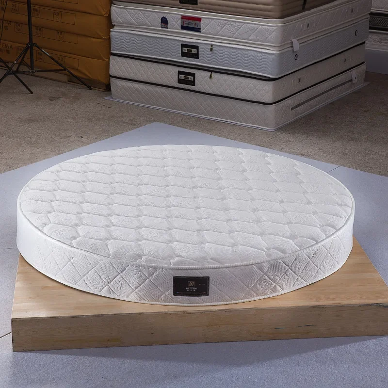 2 -2.2 meters Round mattress latex independent spring hotel bed mattress