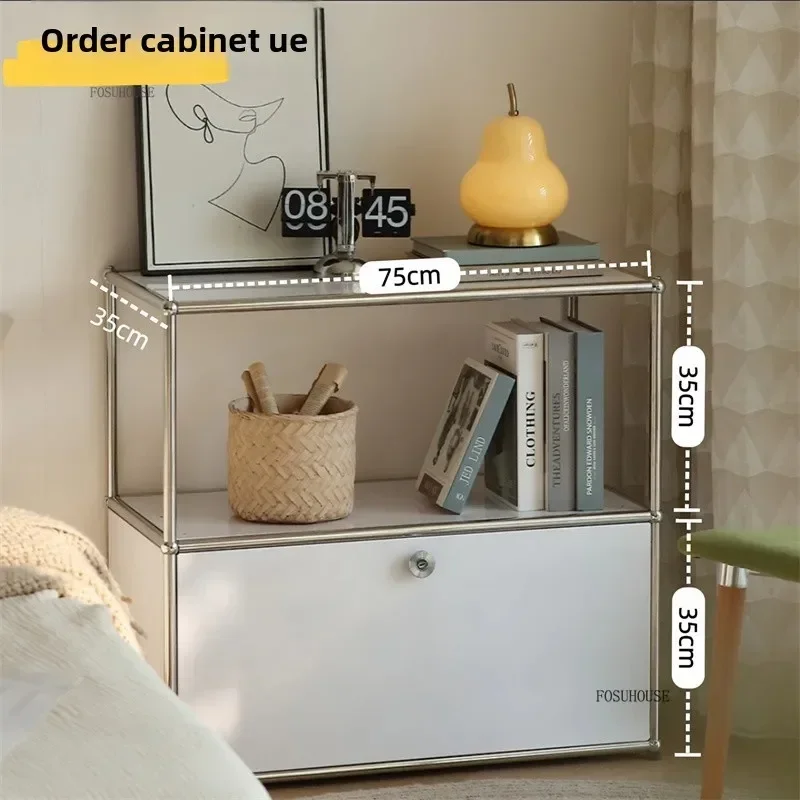 Organizer Furniture Dual Cabinet Combination Cabinet for Living Room Storage Locker Drawer Type Storage Bedroom Chest of Drawers