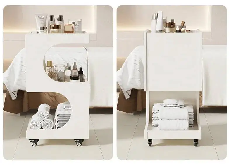 Cart Nordic Moving Tool Salon Luxury Storage Trolley Salon Hairdressing Trolley Carritos Organizadores Trendy Furniture Beauty