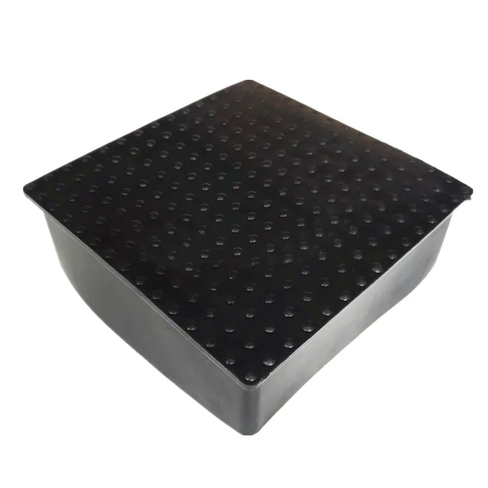 80x80mm 100x100mm Black Chair Rubber Table Feet Mobile Leg Protection Cover Pipe End Covers Anti-Slip Floor Protection