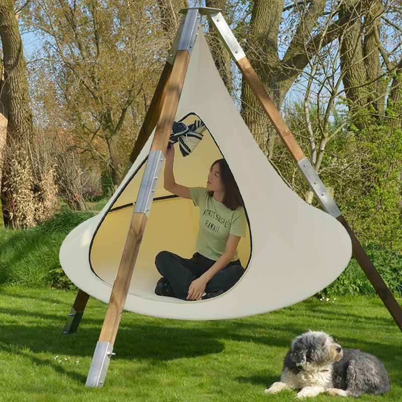 180cm Outdoor Camping Waterproof With Zipper And Anti-mosquitoes for Many People Butterfly Swing Hammock Hanging Chair Patio