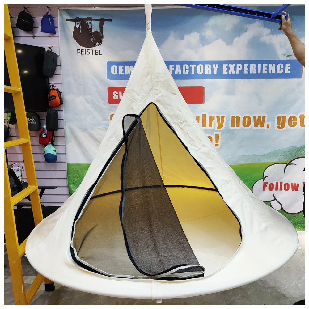 180cm Outdoor Camping Waterproof With Zipper And Anti-mosquitoes for Many People Butterfly Swing Hammock Hanging Chair Patio