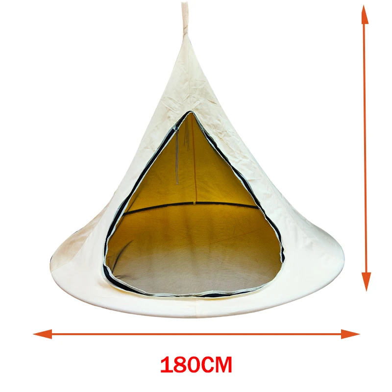180cm Outdoor Camping Waterproof With Zipper And Anti-mosquitoes for Many People Butterfly Swing Hammock Hanging Chair Patio