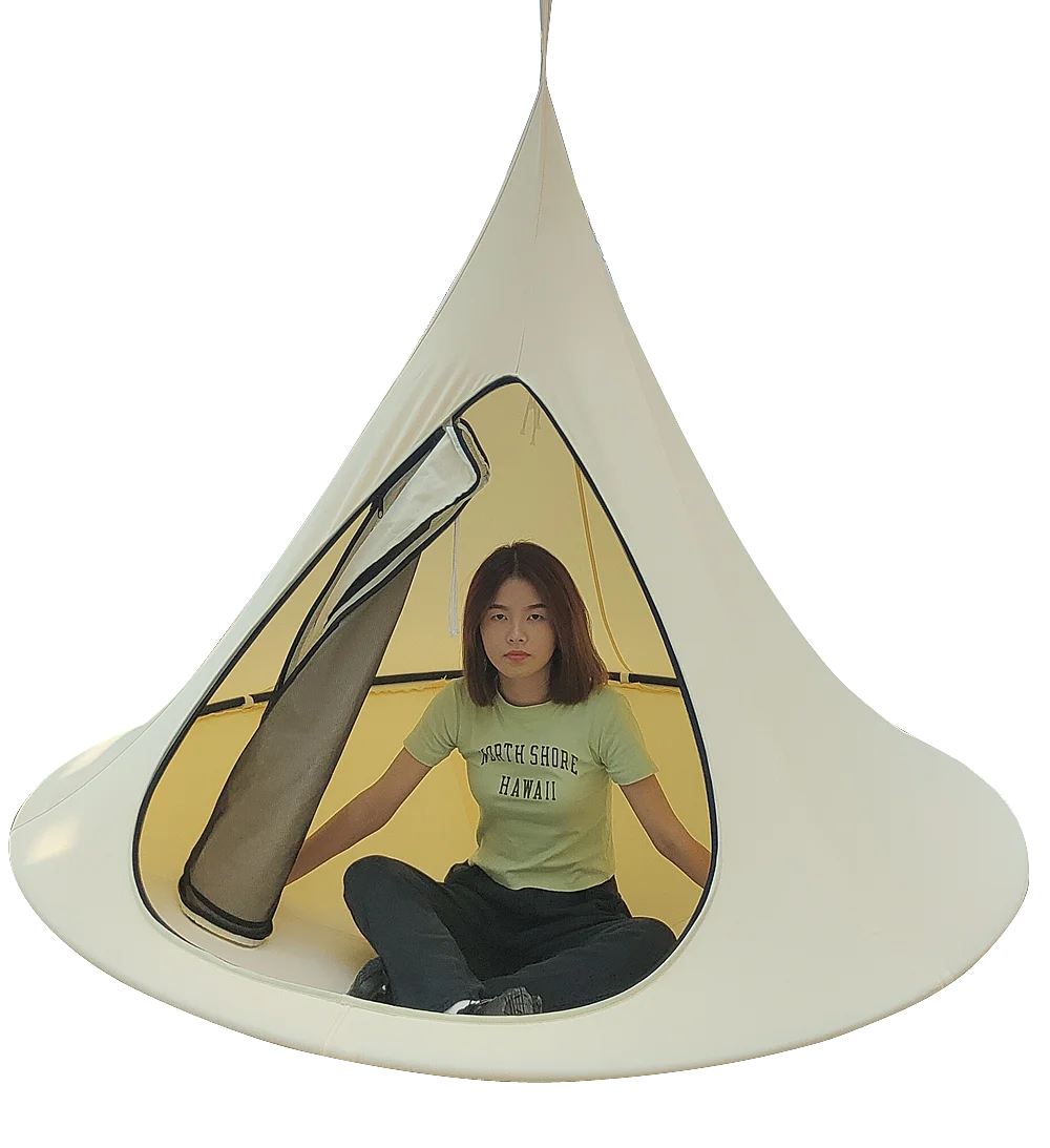 180cm Outdoor Camping Waterproof With Zipper And Anti-mosquitoes for Many People Butterfly Swing Hammock Hanging Chair Patio